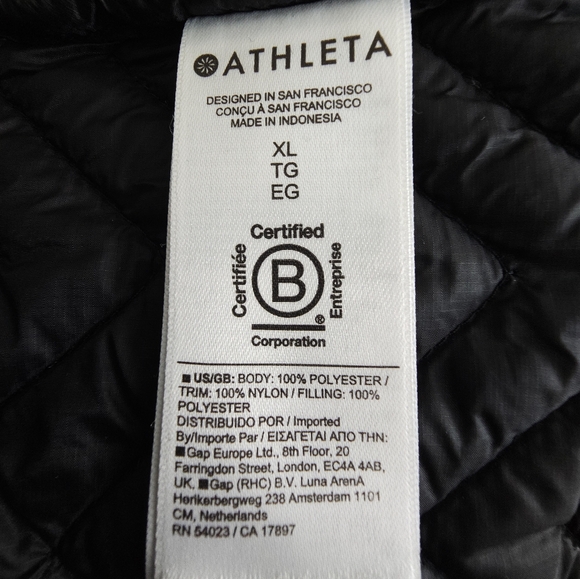 Athleta Cozy Sherpa Snap Sweatshirt Size XL  Black - Picture 14 of 15